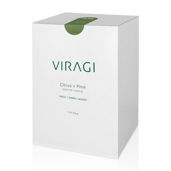 Citrus+Pine Scented Candle