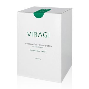 Peppermint+Eucalyptus Scented Candle