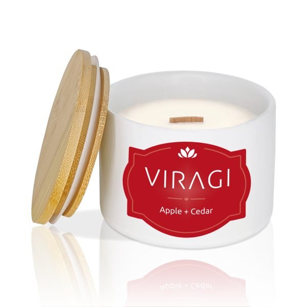 Apple+Cedar Mini Scented Candle