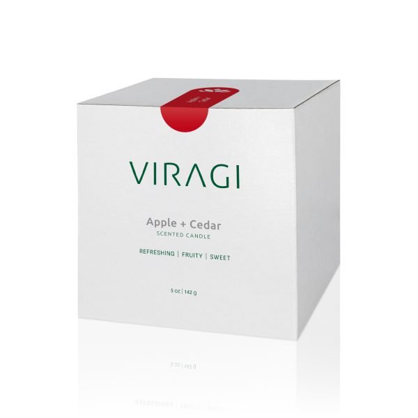 Apple+Cedar Mini Scented Candle