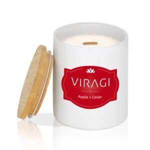 Apple+Cedar Scented Candle