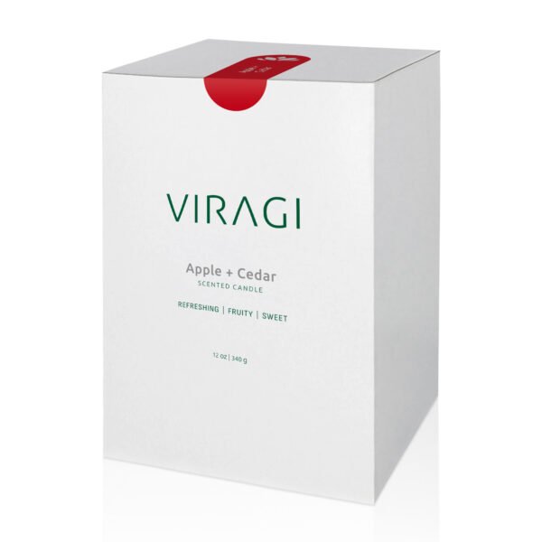 Apple+Cedar Scented Candle