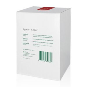 Apple+Cedar Scented Candle